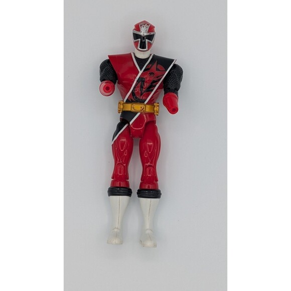 Vintage Bandai Power Rangers Lot Red Blue Yellow (Missing Hands)+ Black 1993 PVC - Picture 6 of 14